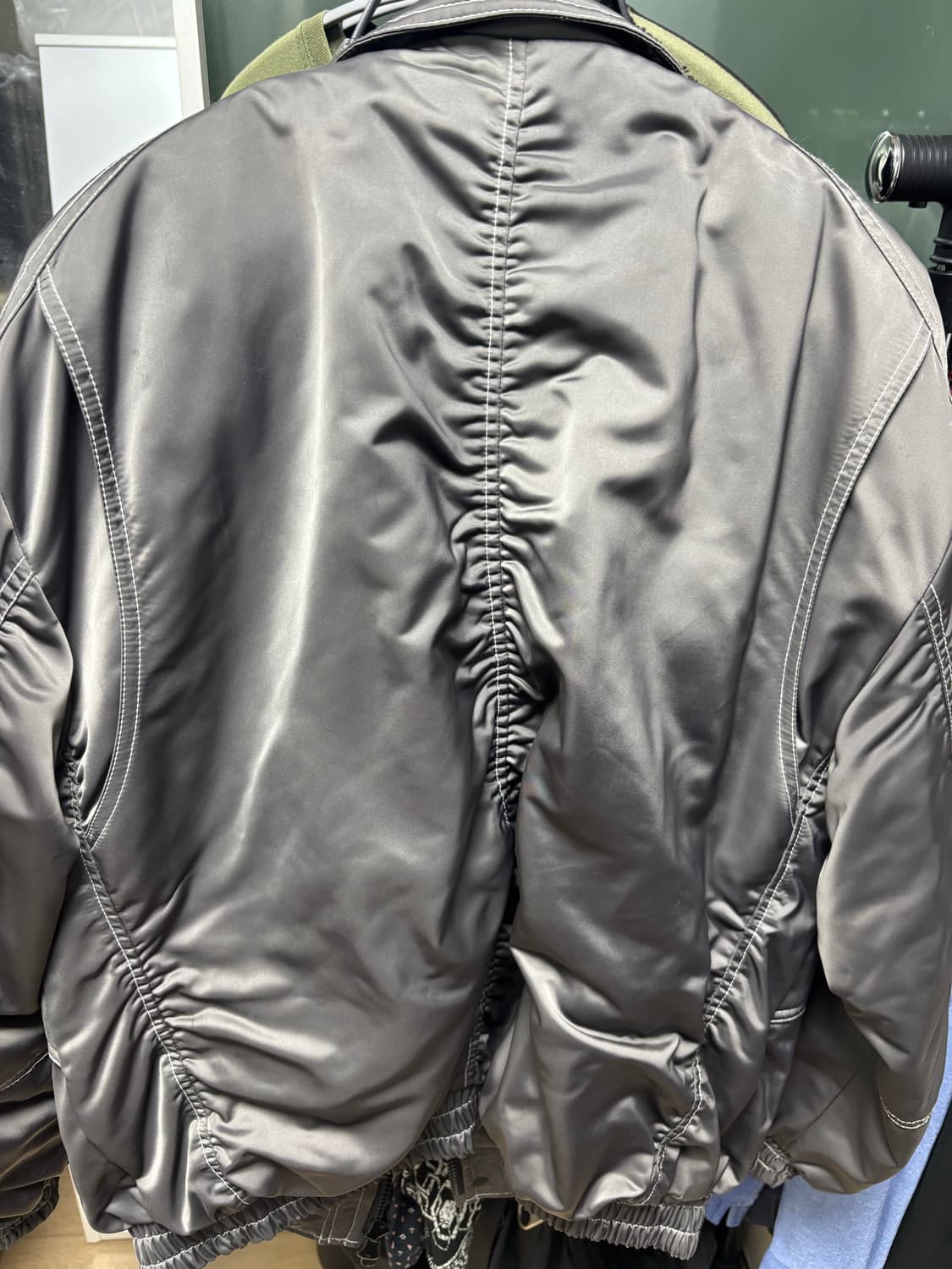 메종미네드 스티치 봄버자켓 그레이(S) 상품이미지3