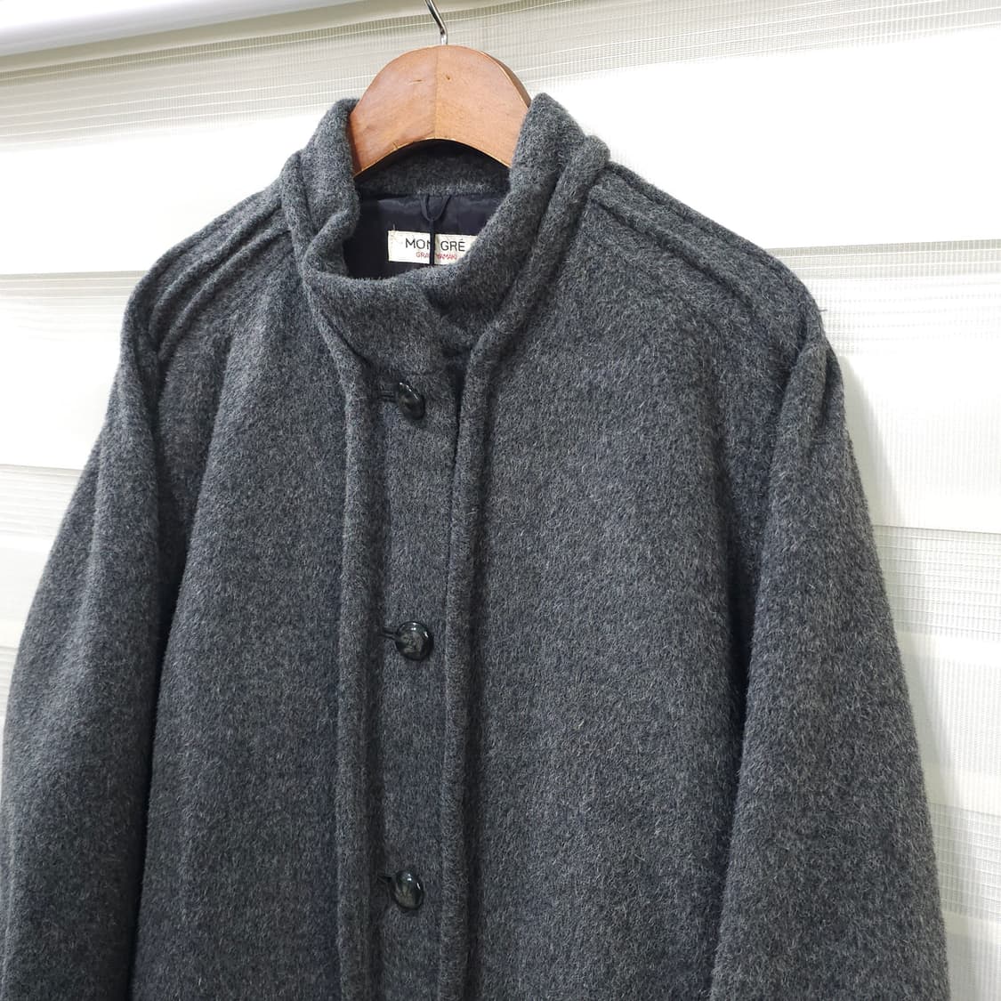 JAPAN 빈티지 MON GREGRAN YAMAKI 알파카 울코트 상품이미지2