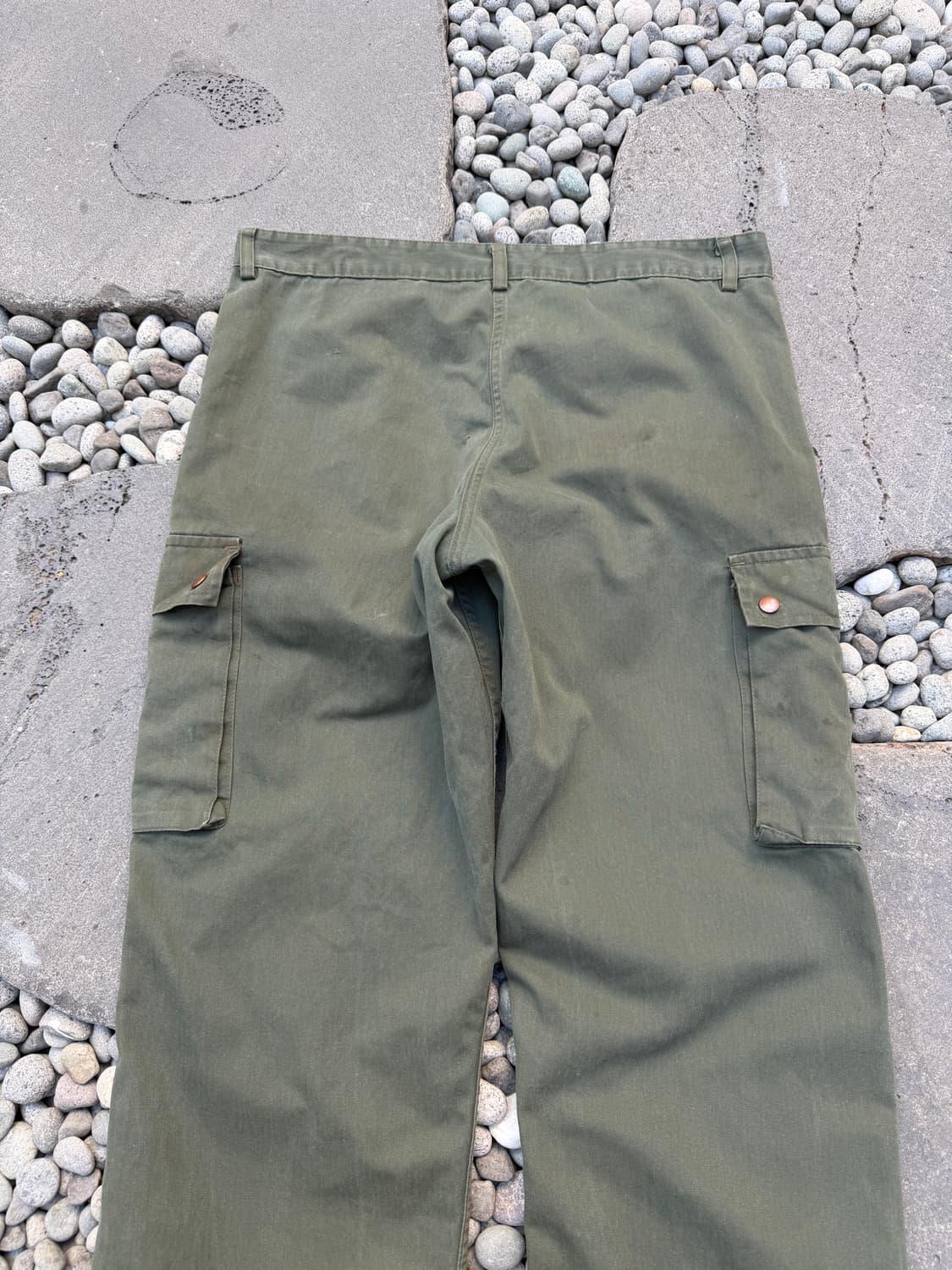 1970s DISTRESSED FRENCH 헤링본 프렌치워크팬츠 상품이미지8
