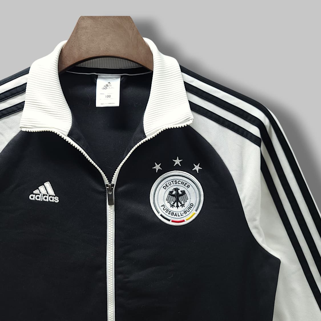 [100] 아디다스 퍼포먼스 블랙&화이트 독일 국대 트랙탑 져지 상품이미지4