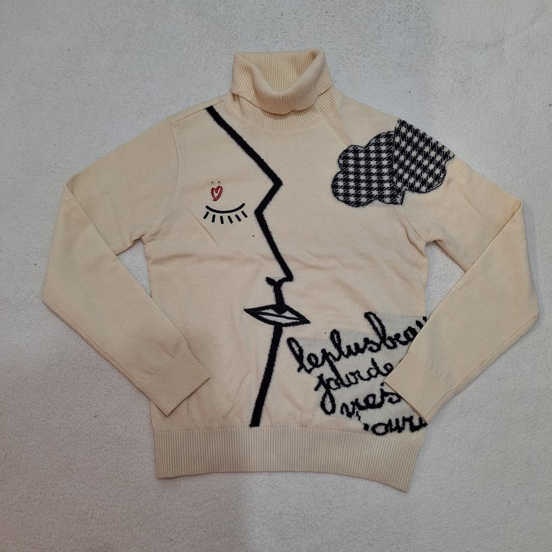 까스텔바작  모100%  터들넥95 상품이미지1