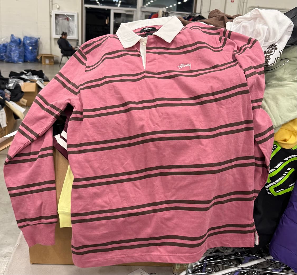 스투시 데즈먼즈 스트라이프 롱슬리브 럭비 티셔츠 상품이미지2