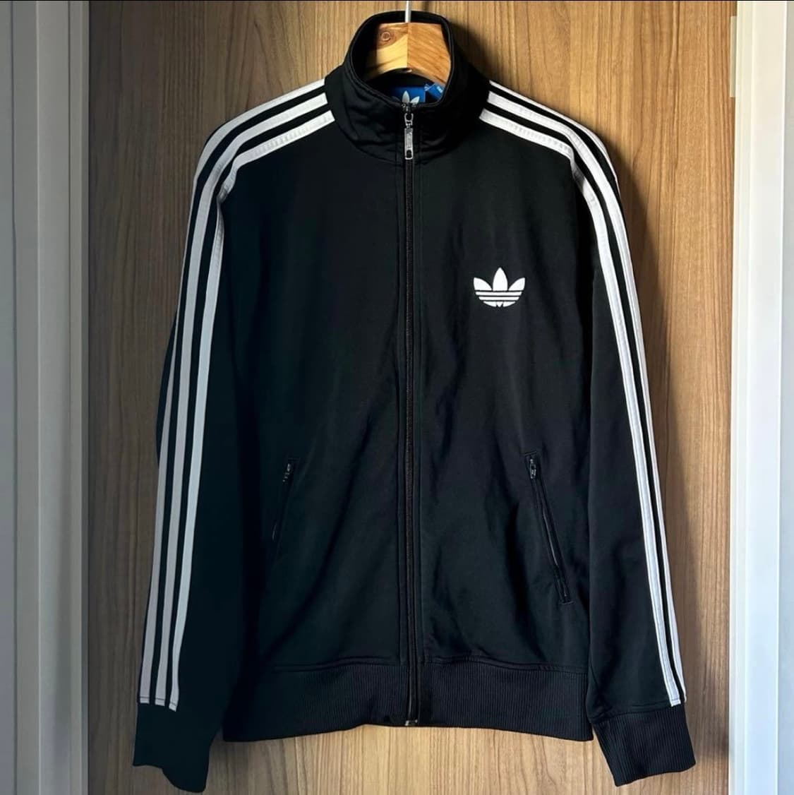【4XL】 아디다스 져지 구형 파이어버드 트랙탑 블랙 상품이미지1