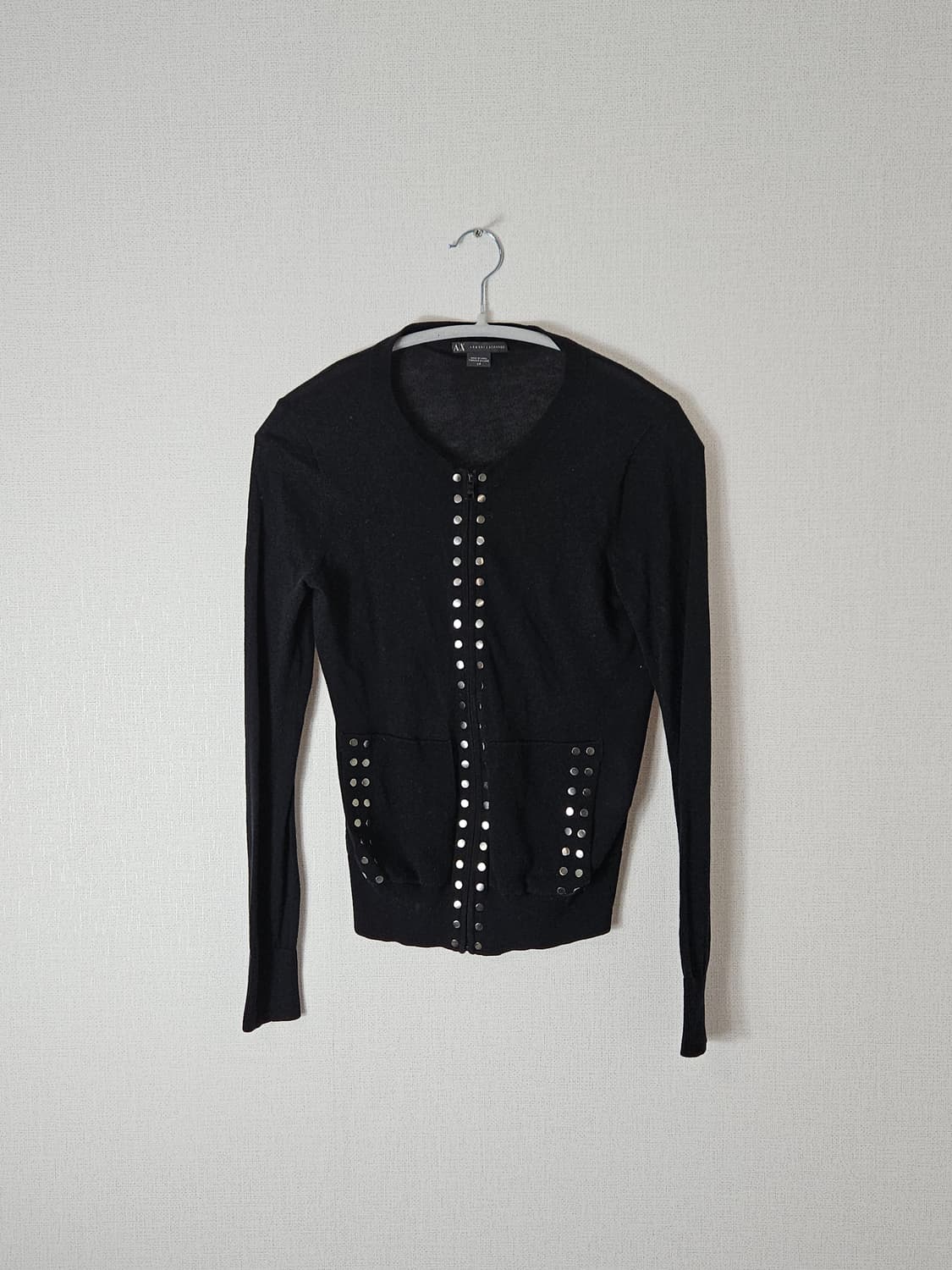 아르마니 익스체인지 경량 가디건 y2k 일본 빈티지 S 80 상품이미지1