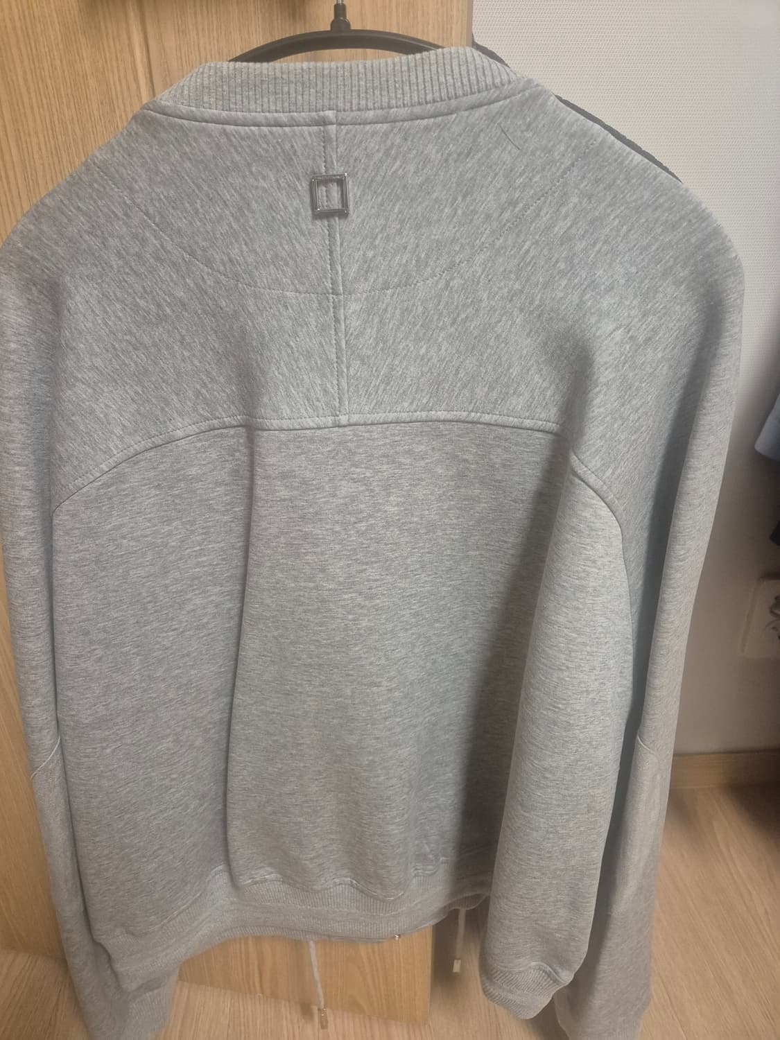 (새상품 46) 우영미 집업 스웨트셔츠 그레이 - 25SS 상품이미지3