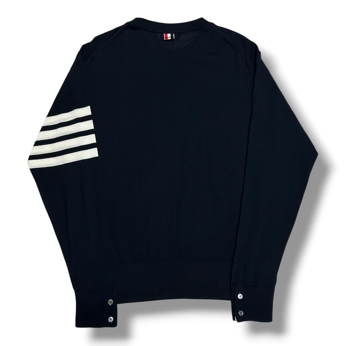 Thom Browne 시그니처 4-바 네이비 울 니트 상품이미지2