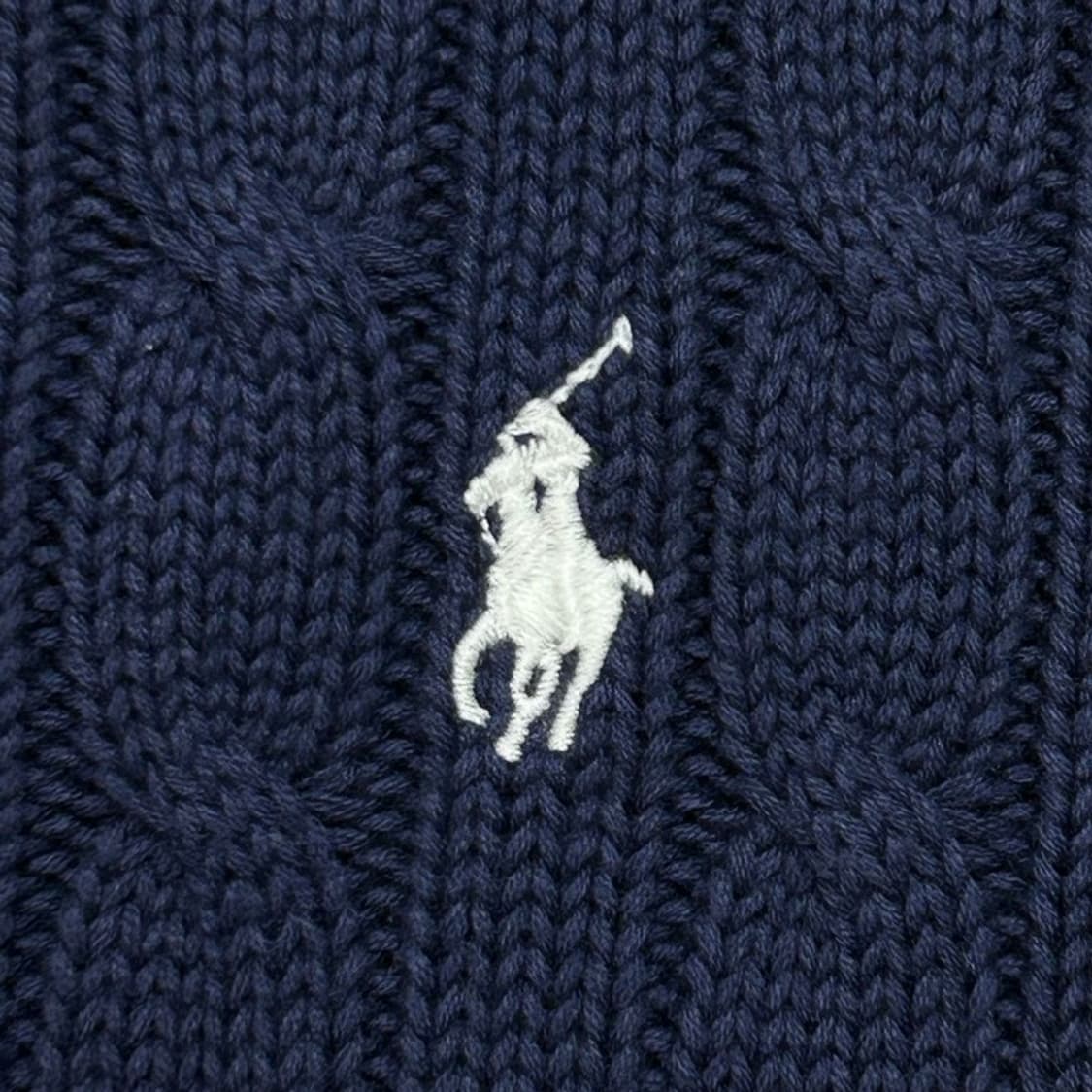 RALPH LAUREN 네이비 라운드넥 니트 S 상품이미지2