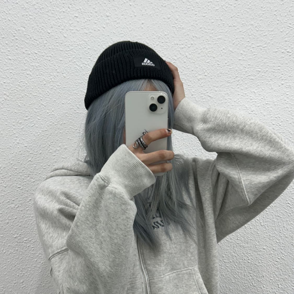 아디다스 에센셜 로고 블랙 비니 상품이미지1