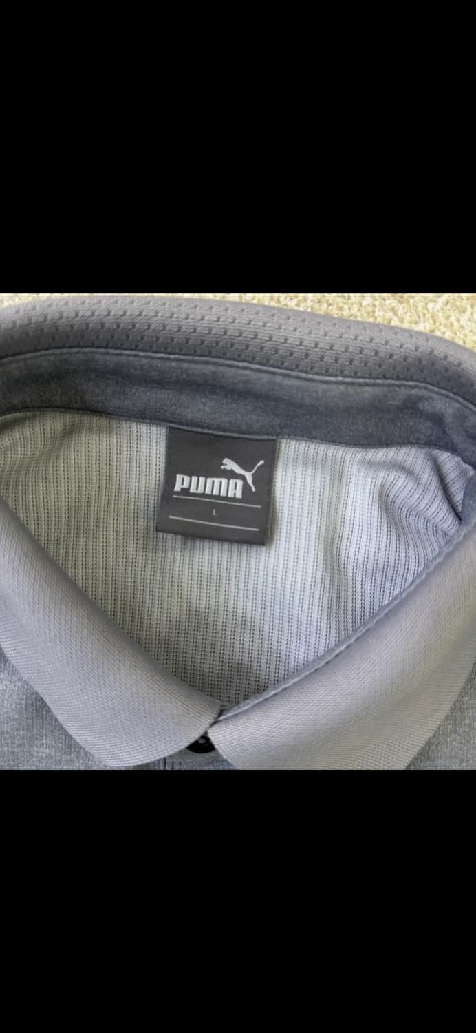 푸마 남성용 그레이 폴로 티셔츠 상품이미지3