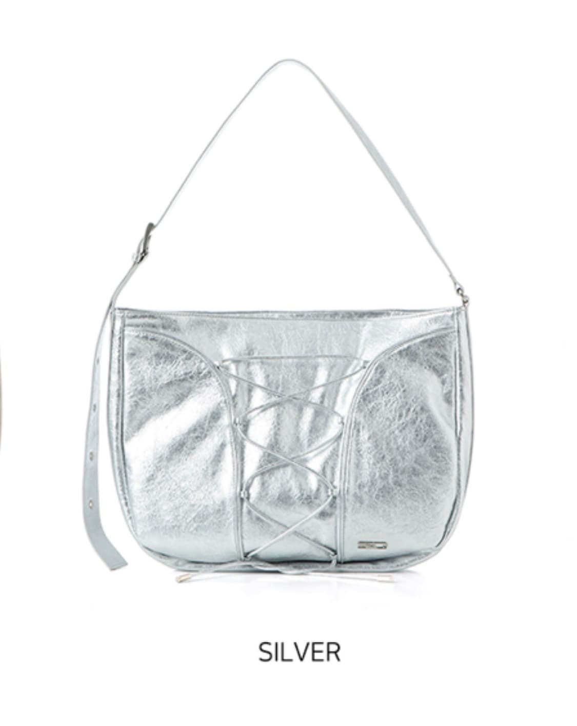 [새상품] 스퀘어라인 리나 크로스백 숄더백 실버 상품이미지1