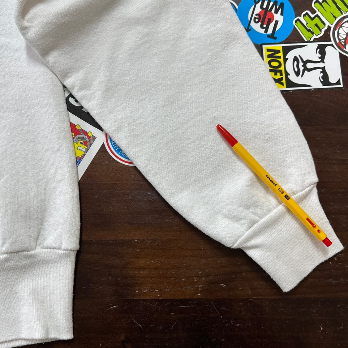 90s USA FOTL 이모지 빈티지 스웻셔츠 M 상품이미지5