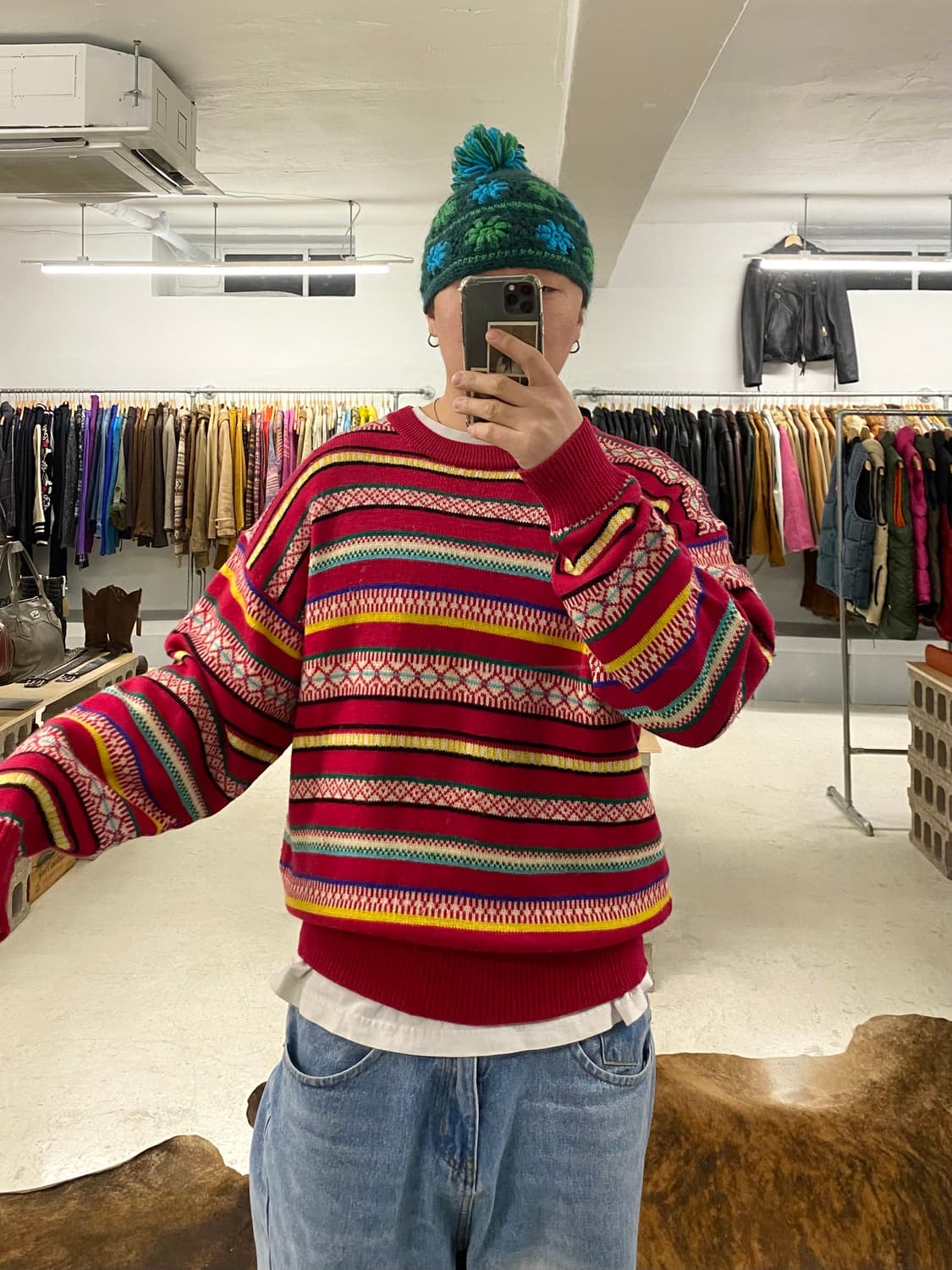 KENZO fair isle knit 겐조 페어아일 니트 상품이미지9