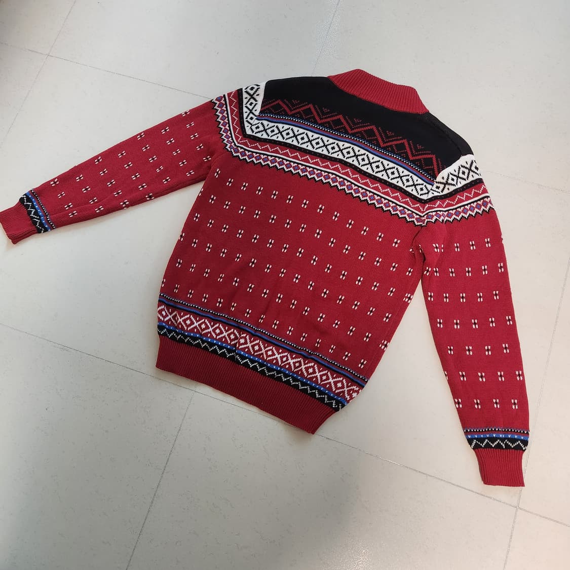 폴로 랄프로렌 페어아일 가디건 레드 크리스마스 상품이미지2