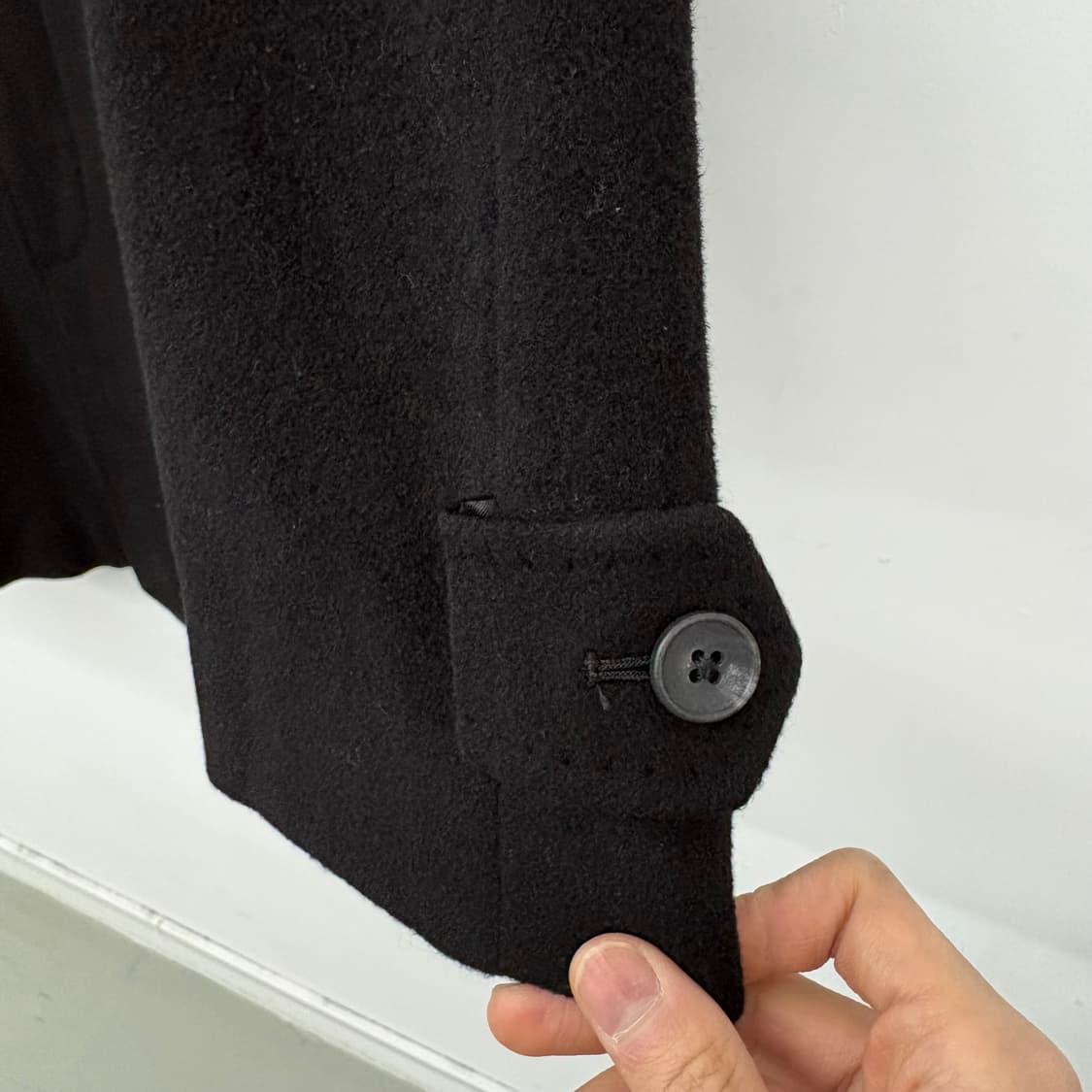 블랙 남성 캐시미어 100% 코트 남M 상품이미지3