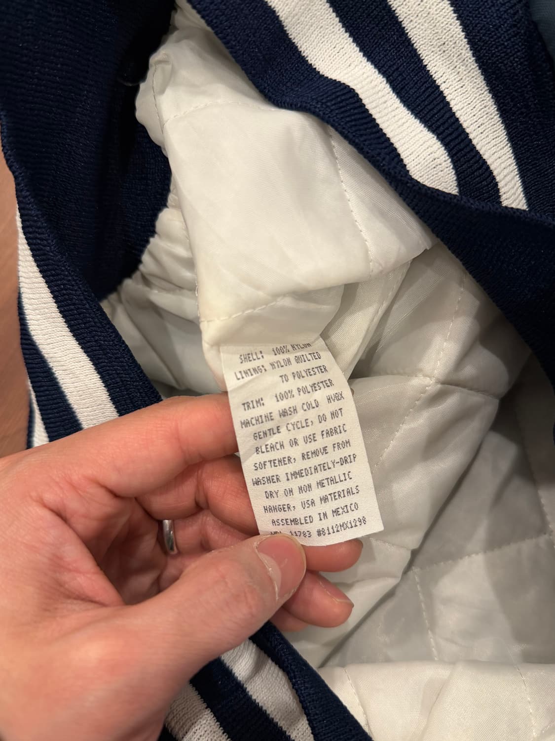 90s Holloway 나일론 쿼터 집업 아노락 후드 웜업 (USA) 상품이미지9