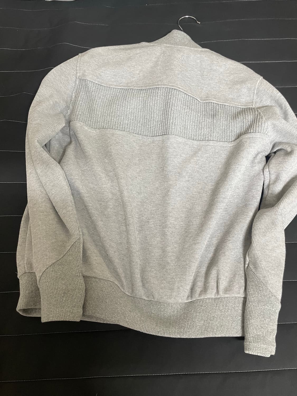 PANNEL KNIT ZIP UP (GRAY) 상품이미지6