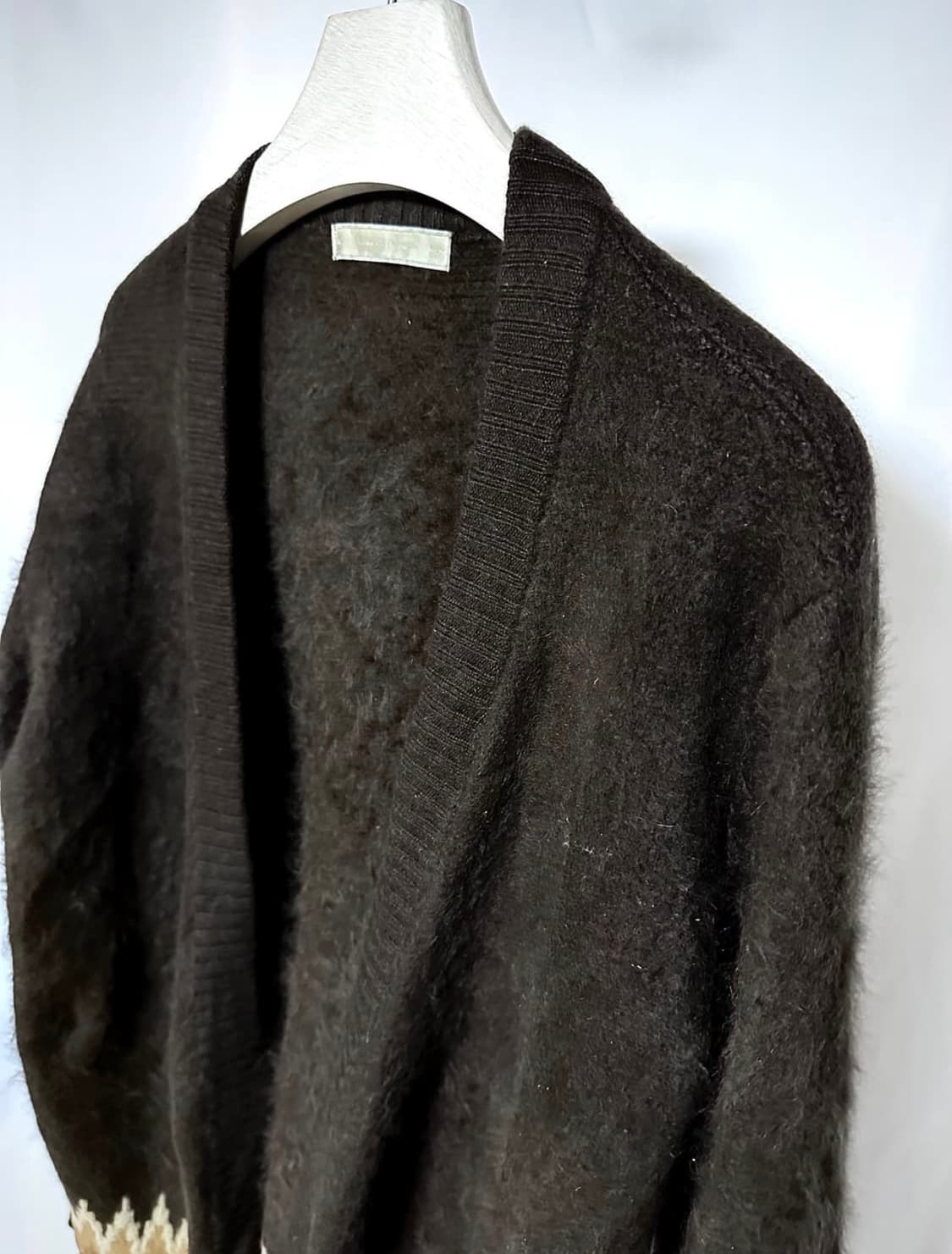 넘버나인 06s 앙고라 울혼방 가디건 상품이미지2