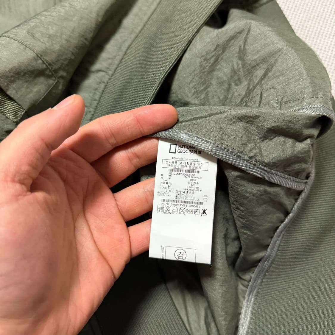 내셔널지오그래픽 나일론 봄버 자켓 상품이미지4