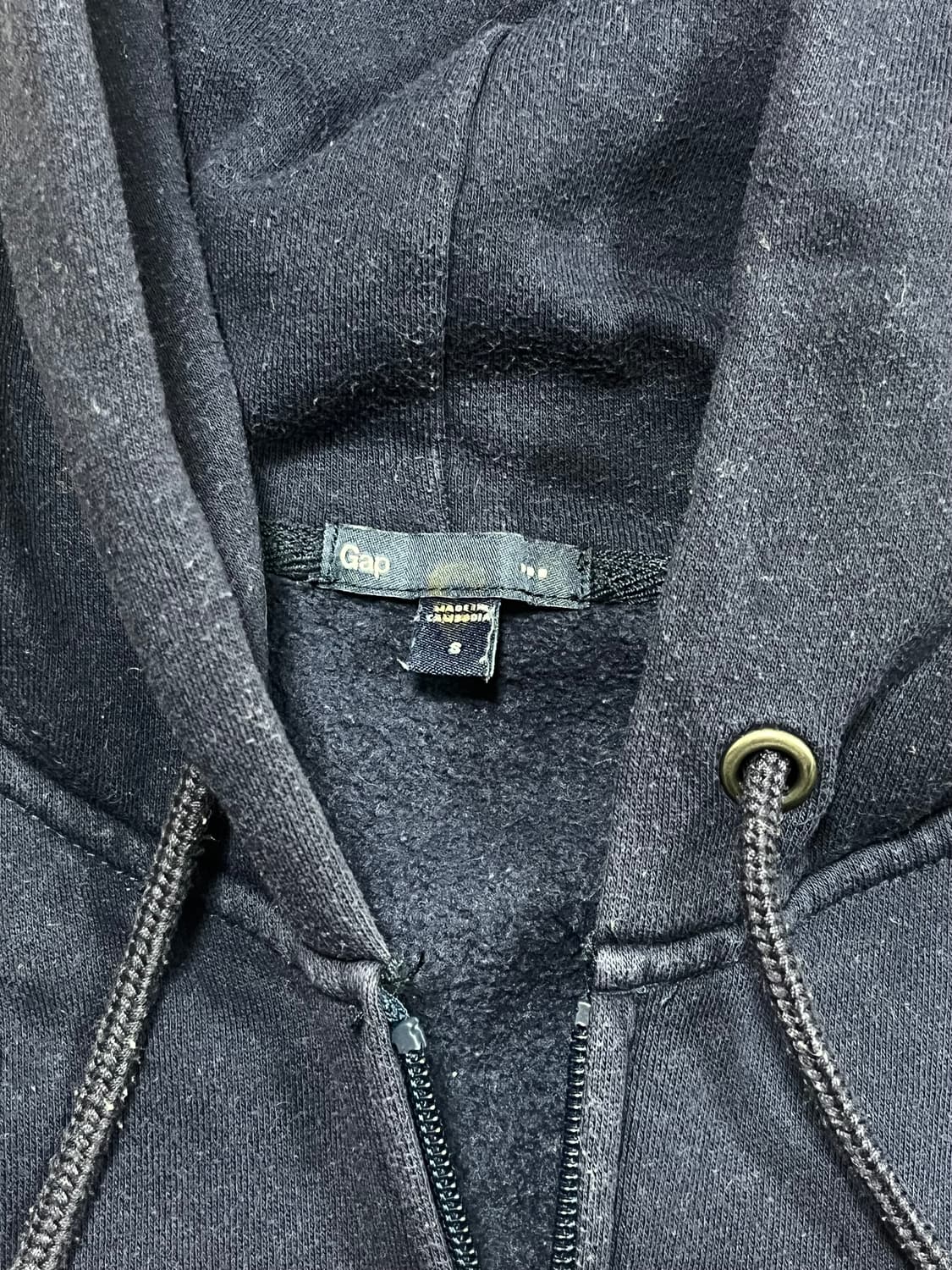 갭 도트 로고 후드집업 상품이미지4