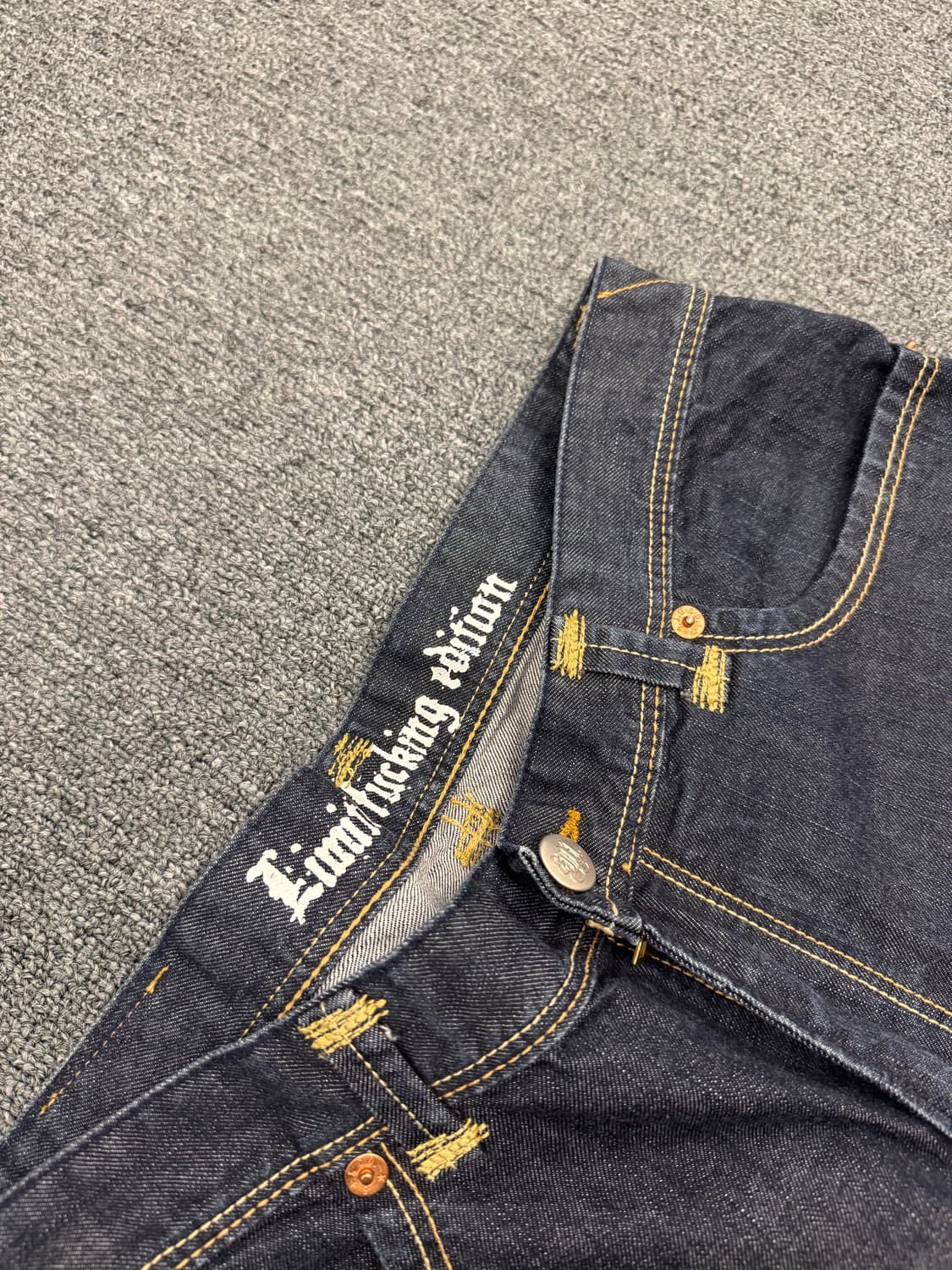 5th Street 빈티지 포켓자수 올드스쿨 힙합팬츠 데님팬츠 상품이미지3