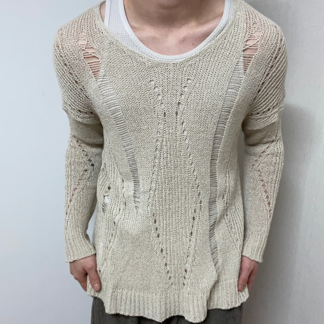 JAPANESE VINTAGE GRUNGE KNIT 상품이미지6