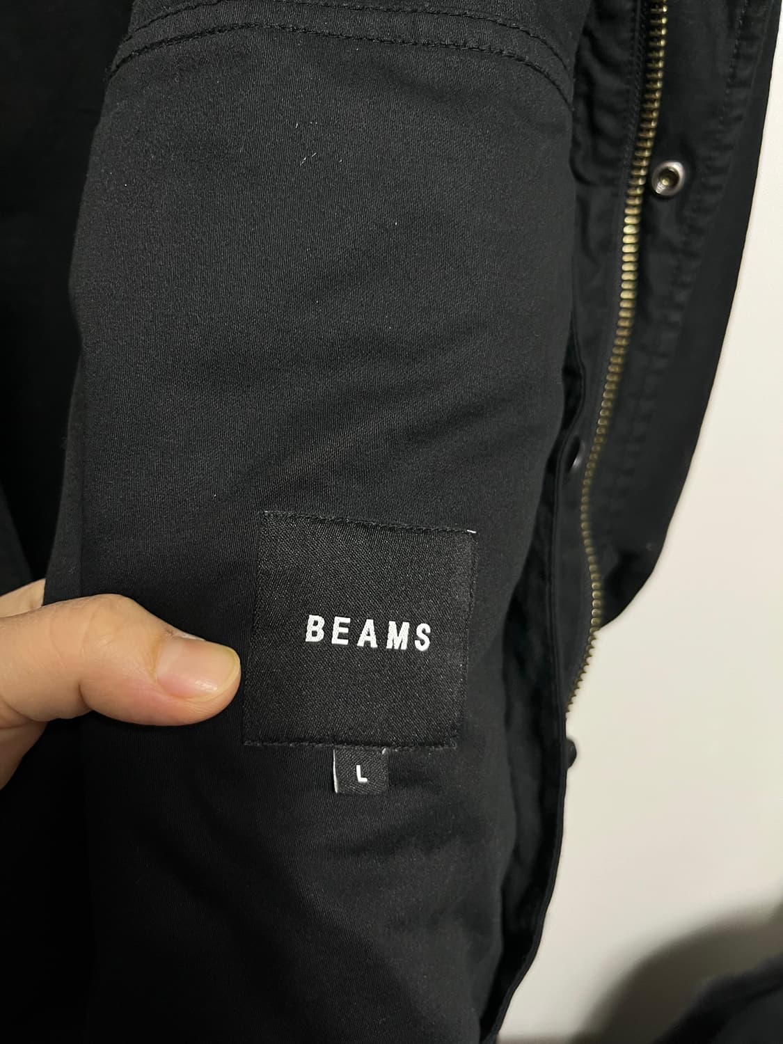 빔즈 BEAMS 야상 자켓 블랙 L 상품이미지2