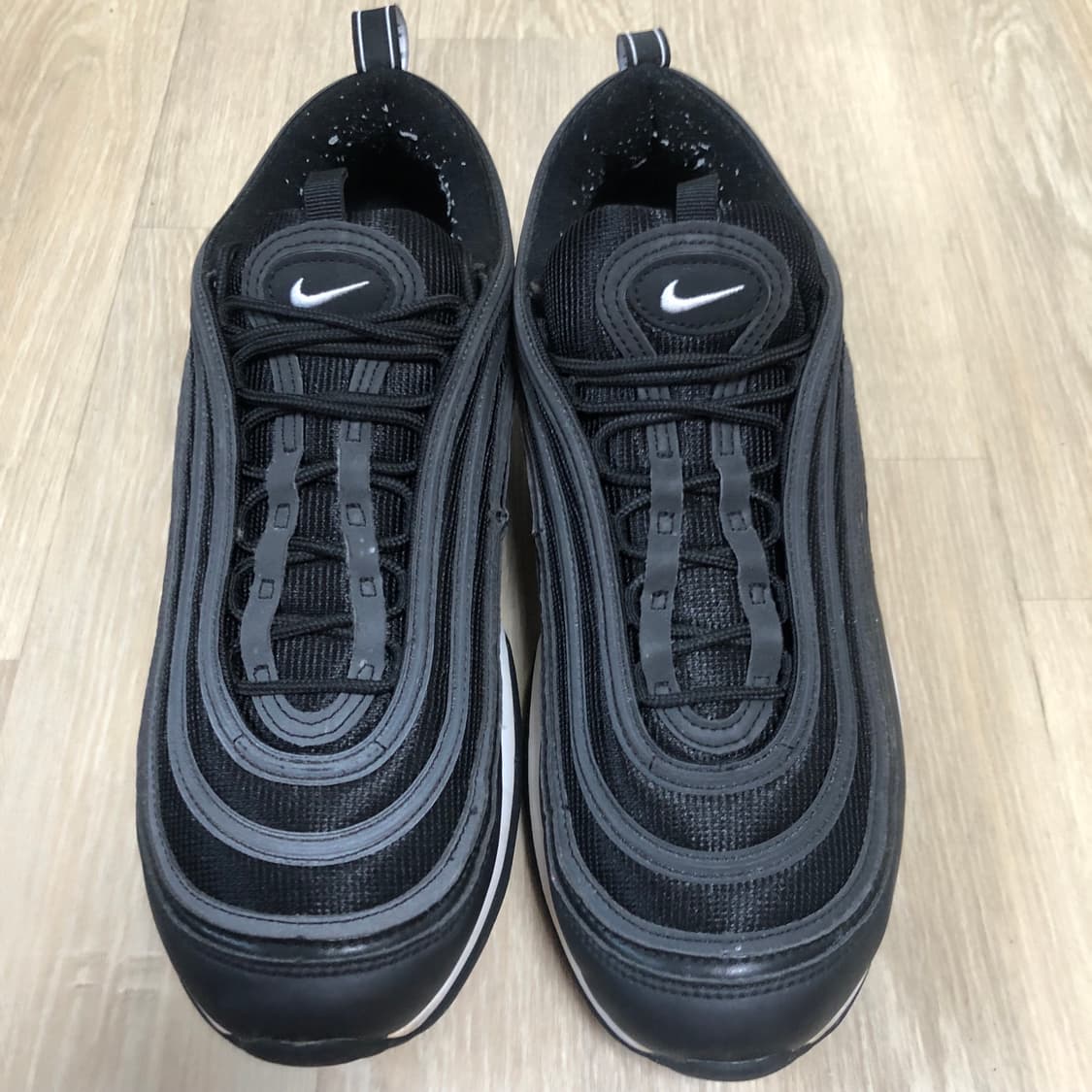 (290) 나이키 NIKE 에어맥스 97 골프 블랙 스니커즈 상품이미지9