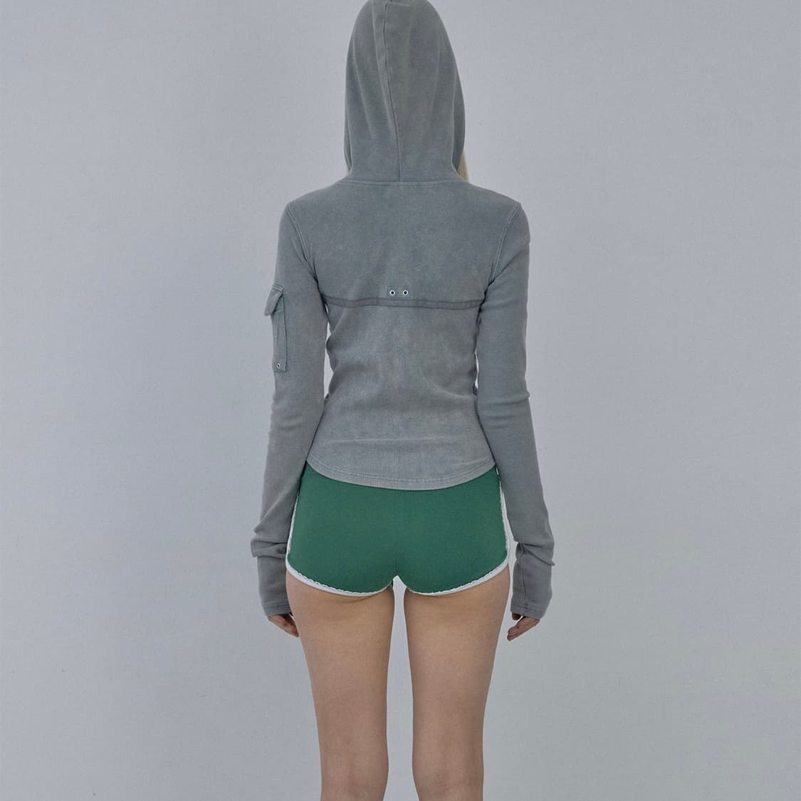 스컬프터  Washed Bondage Hoodie Washed Sage 상품이미지2
