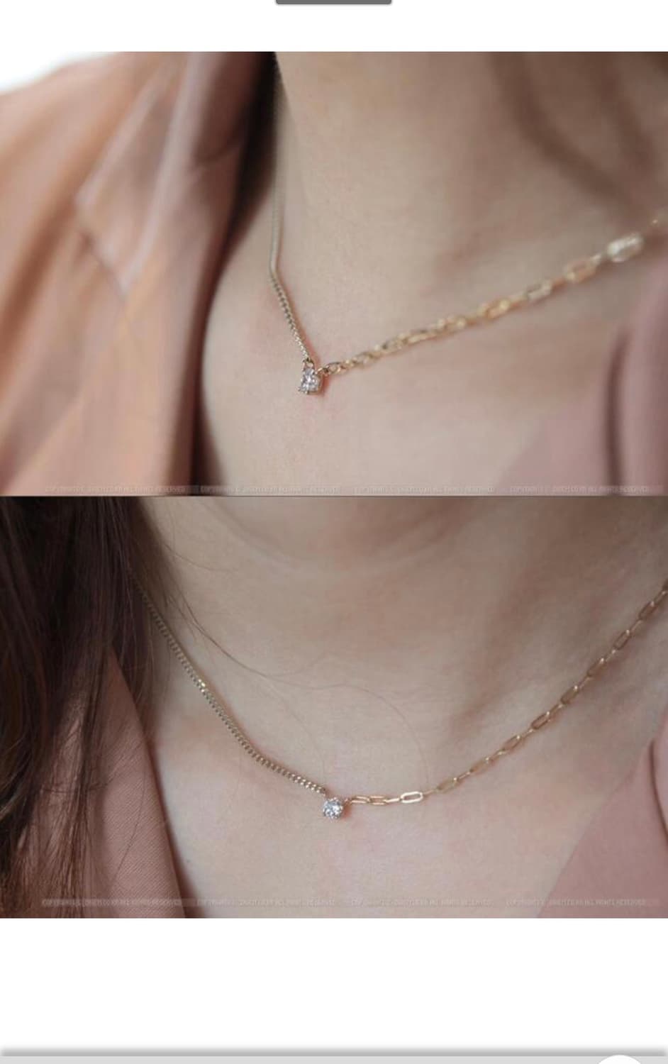 14k랩다이아 목걸이 상품이미지3