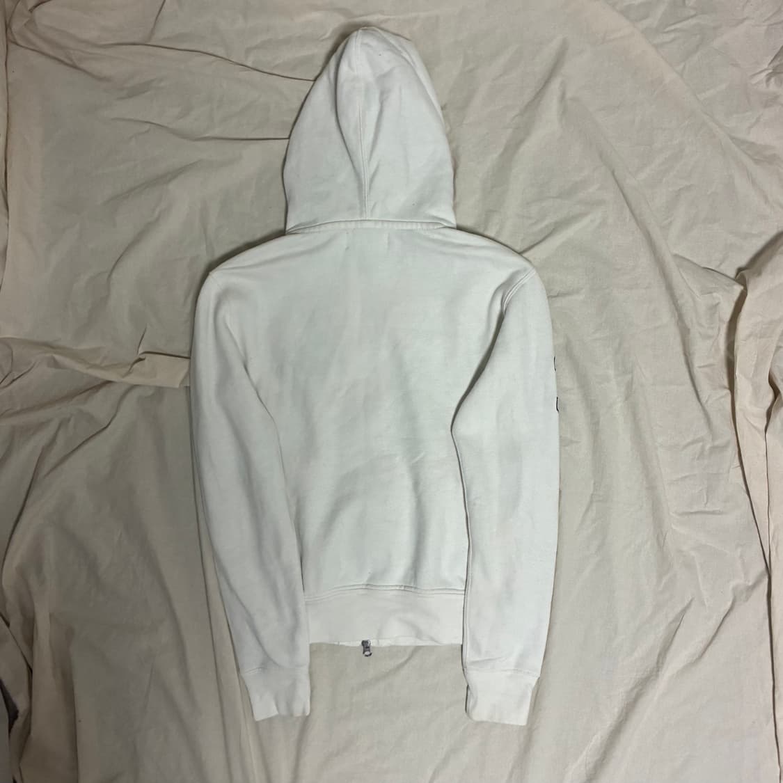 폴로 빅포니 체크 후드집업 화이트 S 상품이미지3