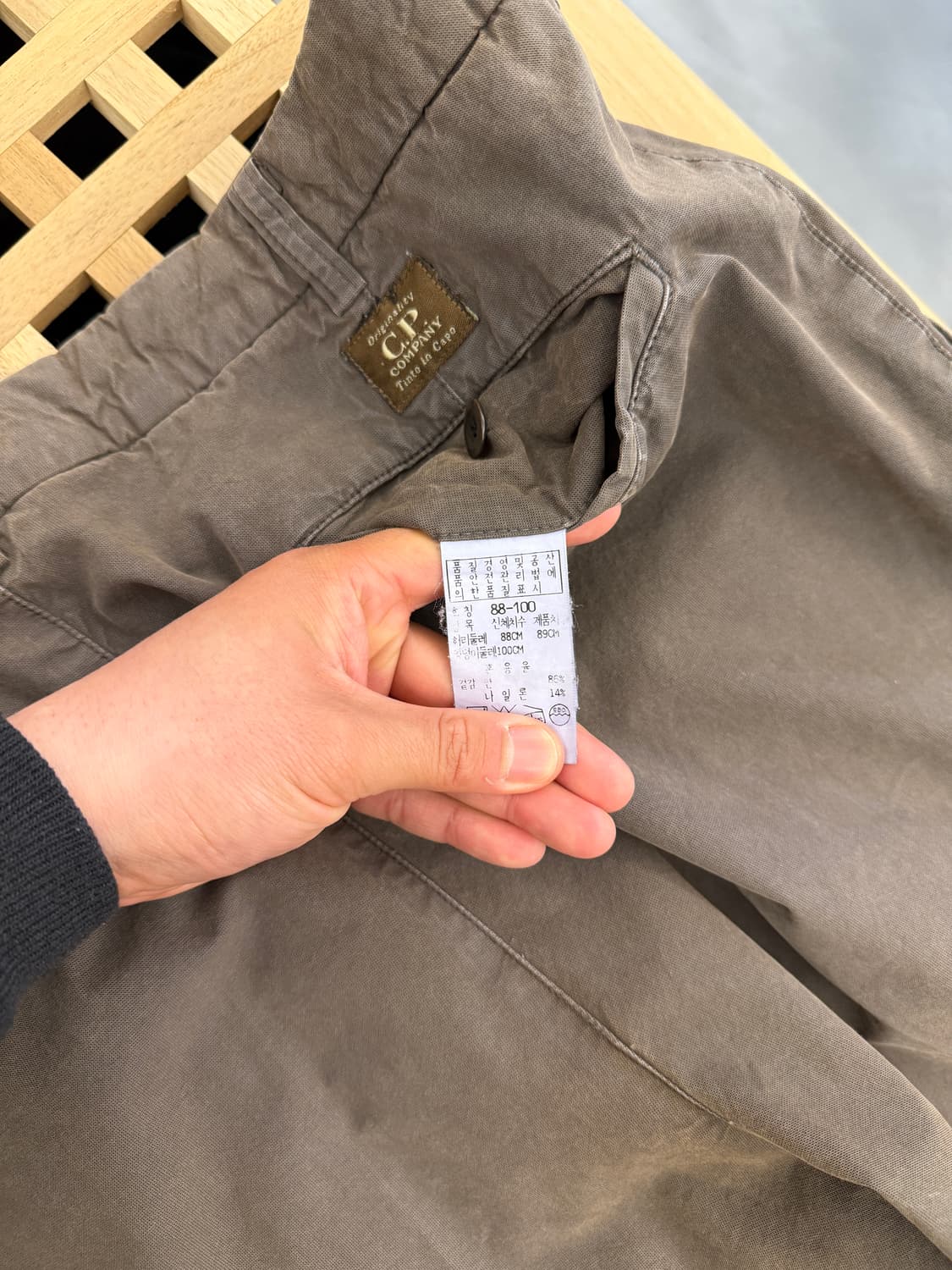 2000s C.P.COMPANY FADED WIDE 올드씨피컴퍼니 팬츠 상품이미지8