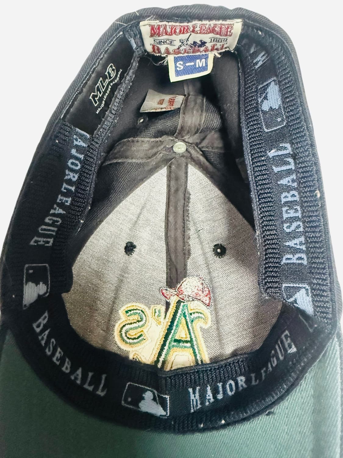 A’s 자수 MLB 정품 빈티지캡 (S~M, 남녀공용) 상품이미지3