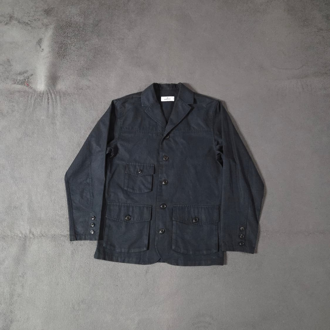 아워스코프 오픈 라펠 BDU 자켓 M 네이비 상품이미지3