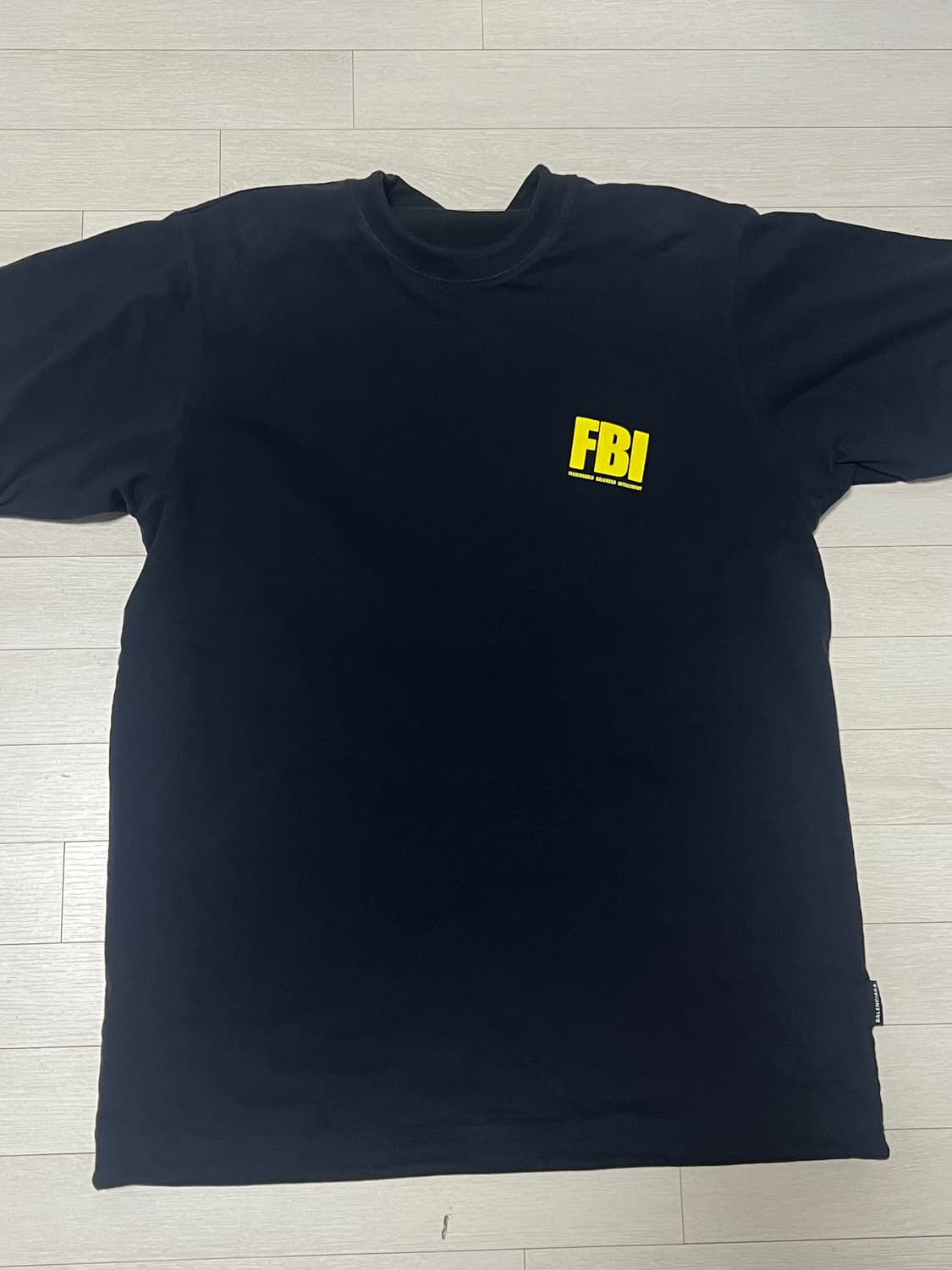 발렌시아가 리버시블 FBI 타이거 티셔츠 2 상품이미지1