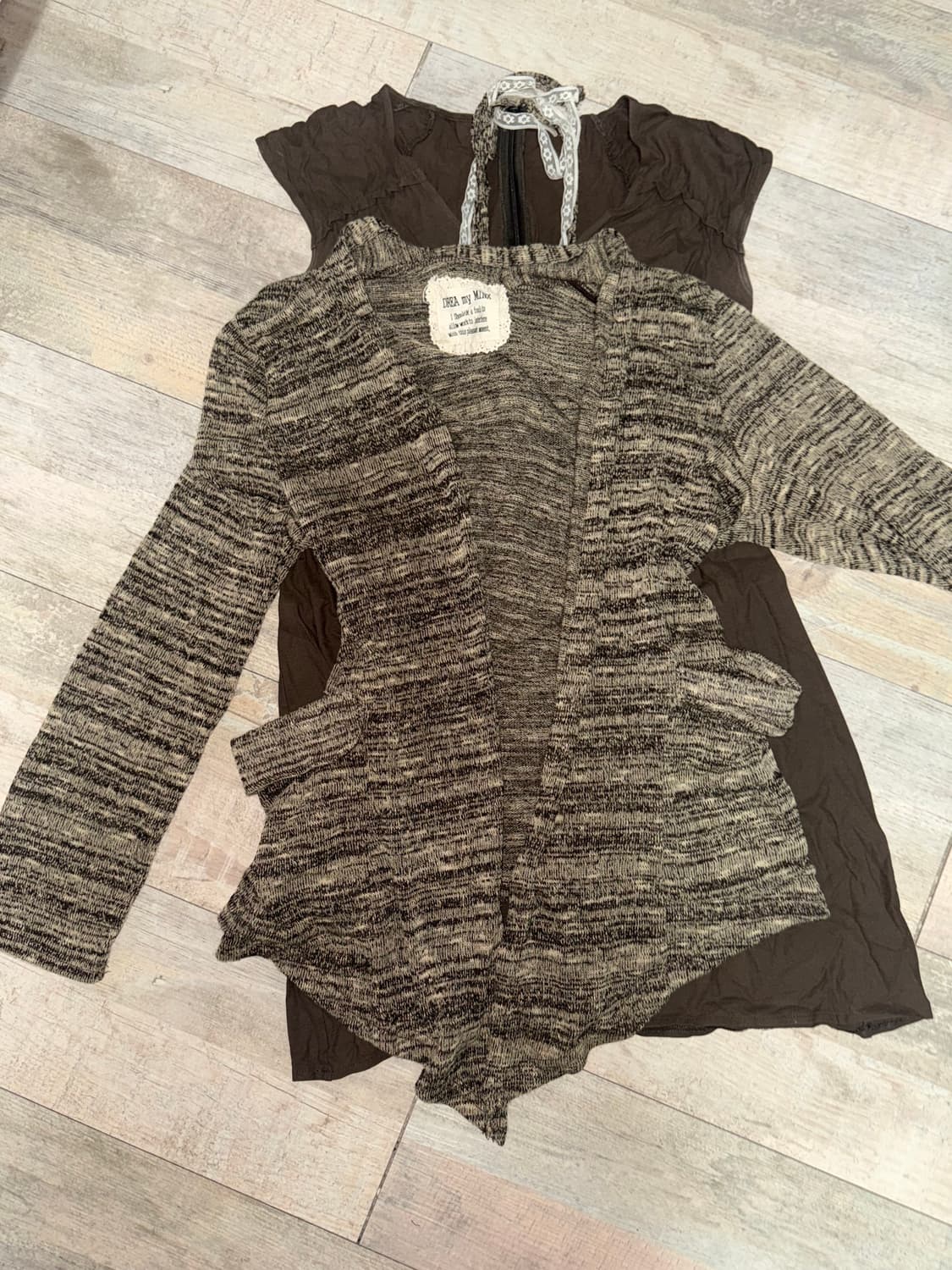 Powning 나시원피스가디건세트 상품이미지2