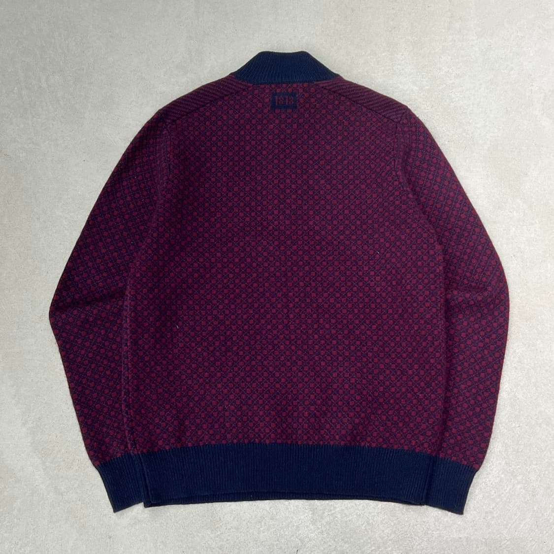 브룩스브라더스 하프집업 울 패턴 니트 s09314 상품이미지2