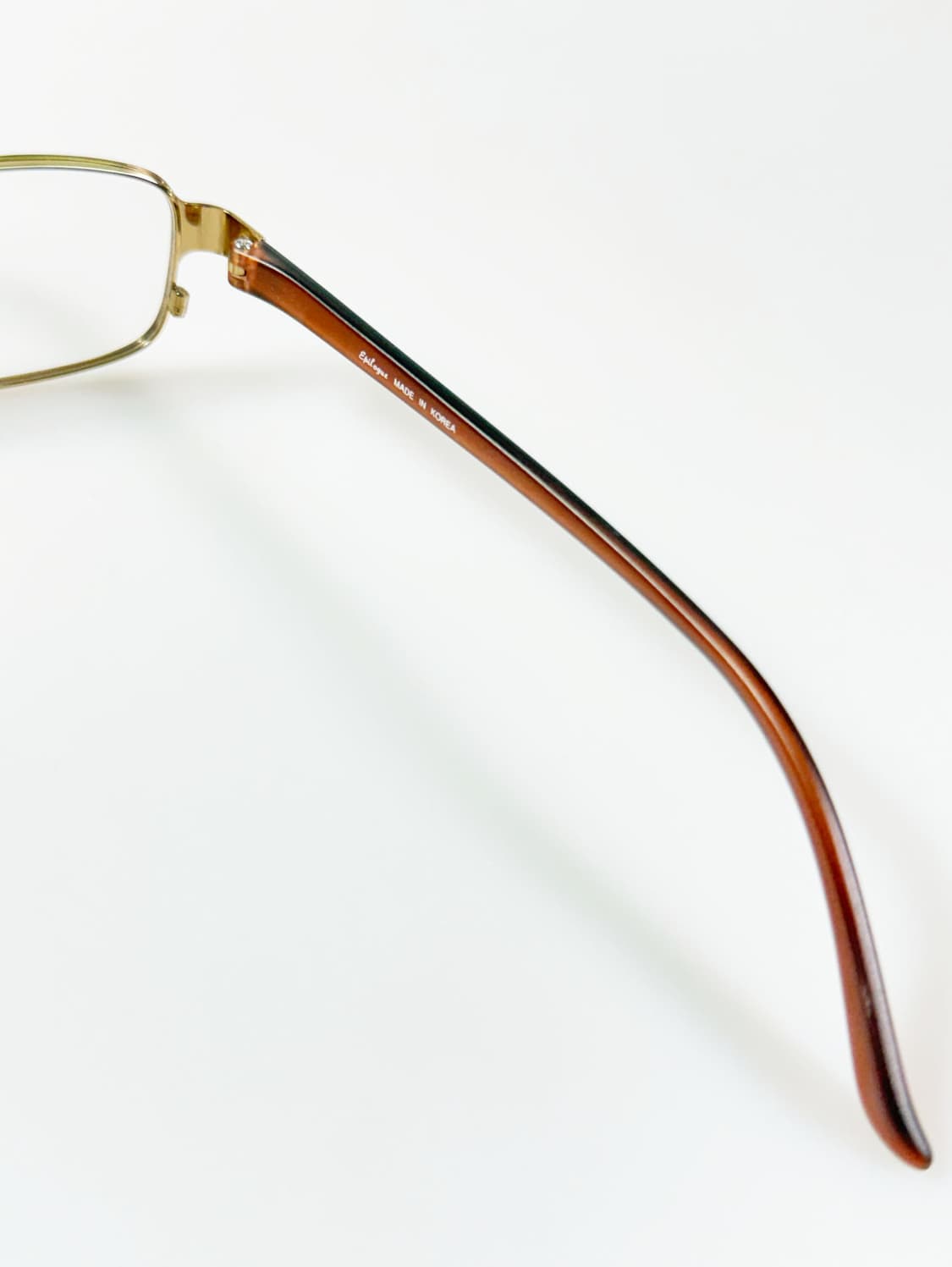 EPILOGUE 골드 슬림 스퀘어 메탈 빈티지 안경 상품이미지6