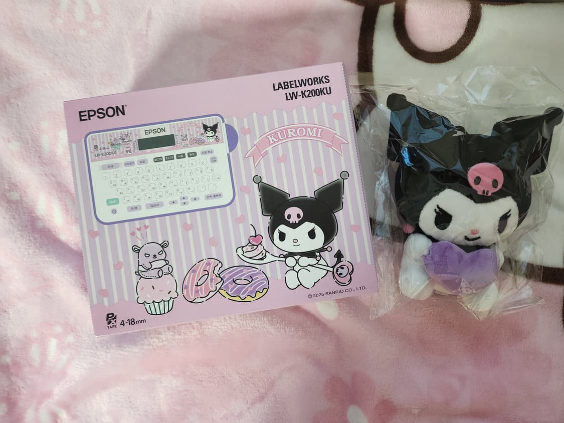 엡손 쿠로미 + 인형 라벨 프린터기 LW-K200KU 상품이미지1