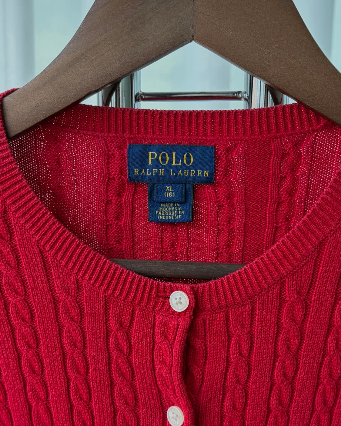 [S]폴로 랄프로렌 걸즈 꽈배기 케이블 니트 가디건 상품이미지7