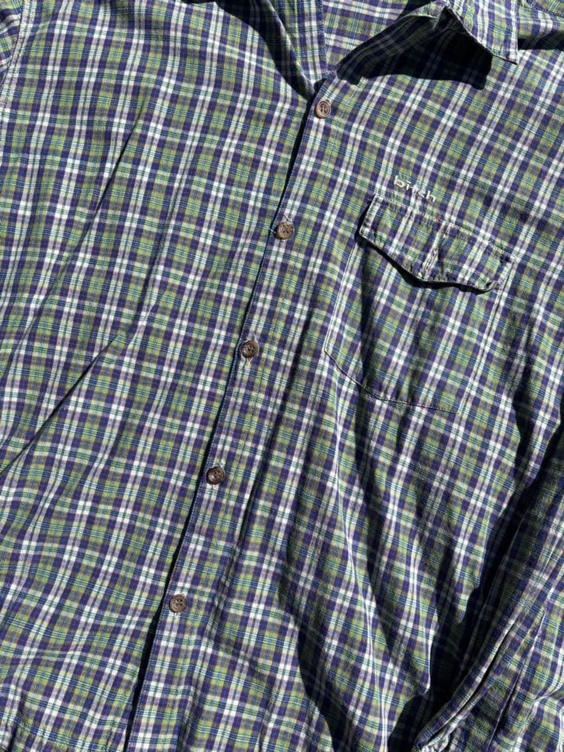 90s 비치 스케이트보드 플란넬 체크 셔츠 상품이미지3