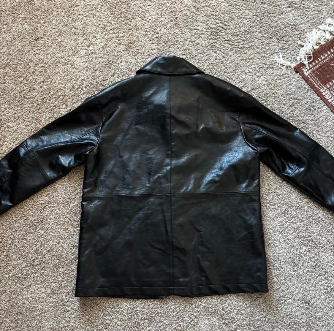 리바이스 레더 카코트 black L 상품이미지4