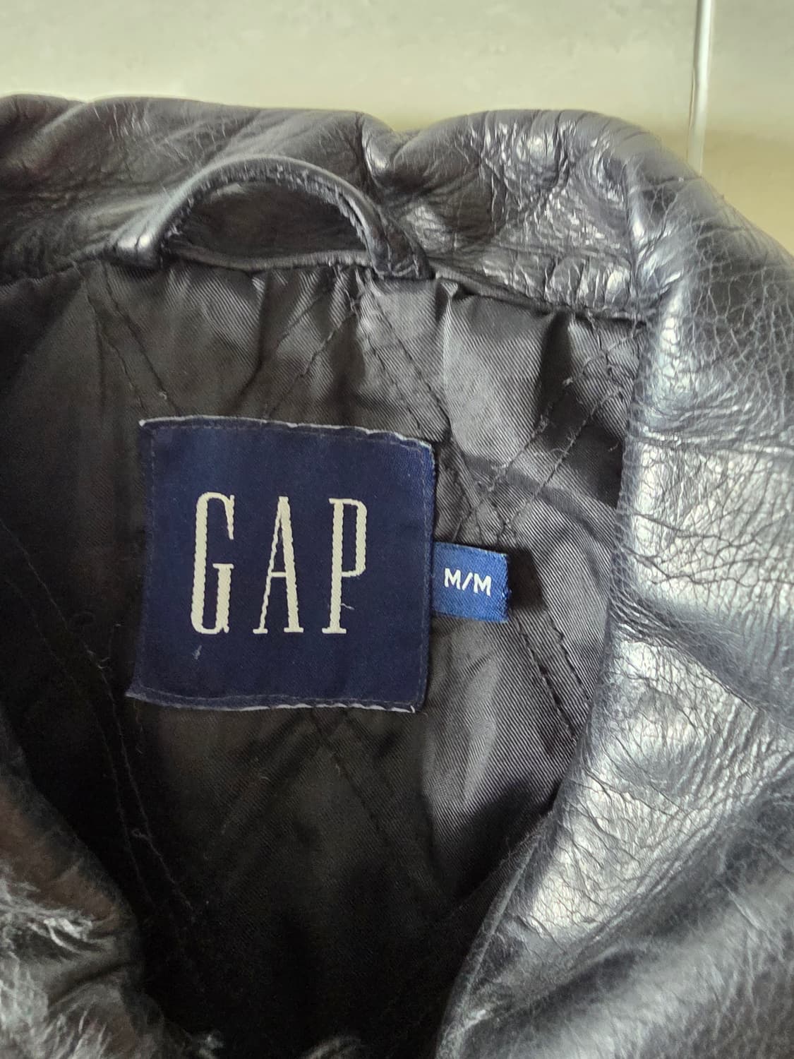 올드 갭 레더 카코트(M) /OLD GAP LEATHER CAR COAT 상품이미지3