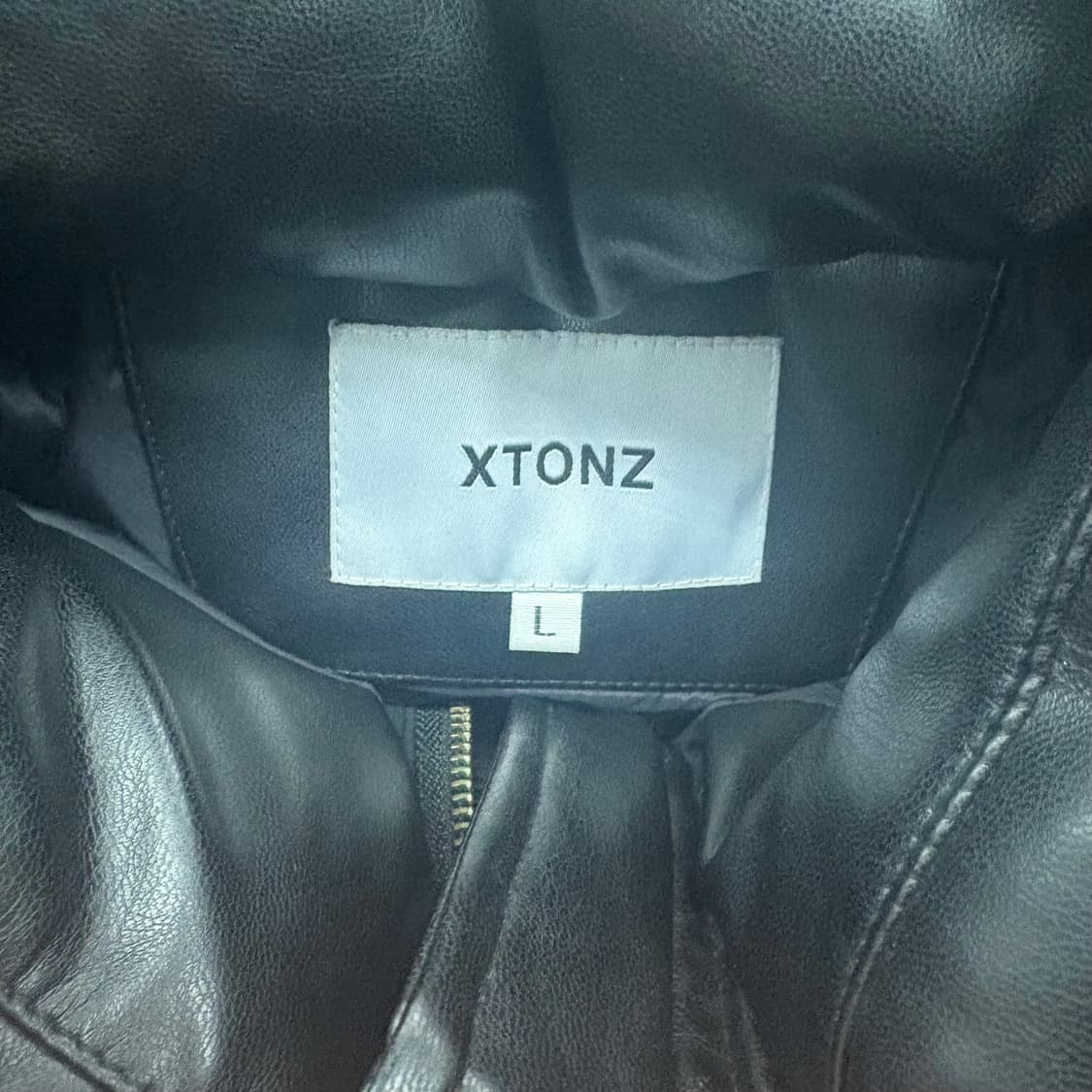 (100)엑스톤즈레더패딩 상품이미지4