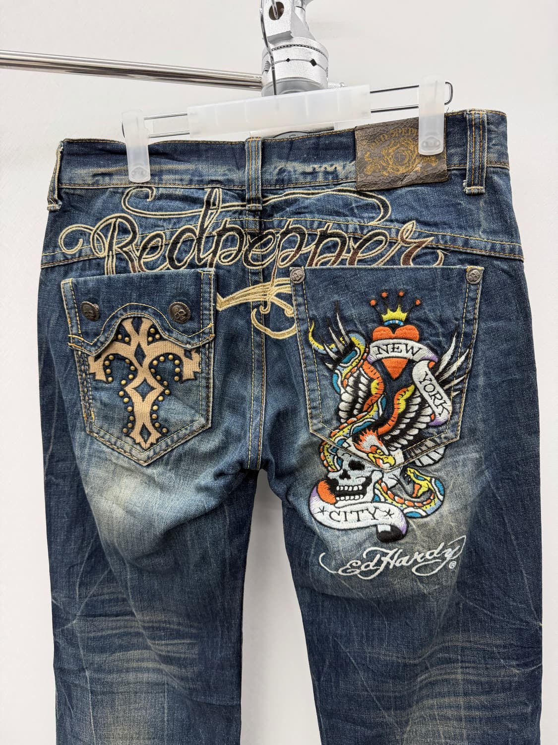Ed Hardy x Red Pepper washing jeans 상품이미지1