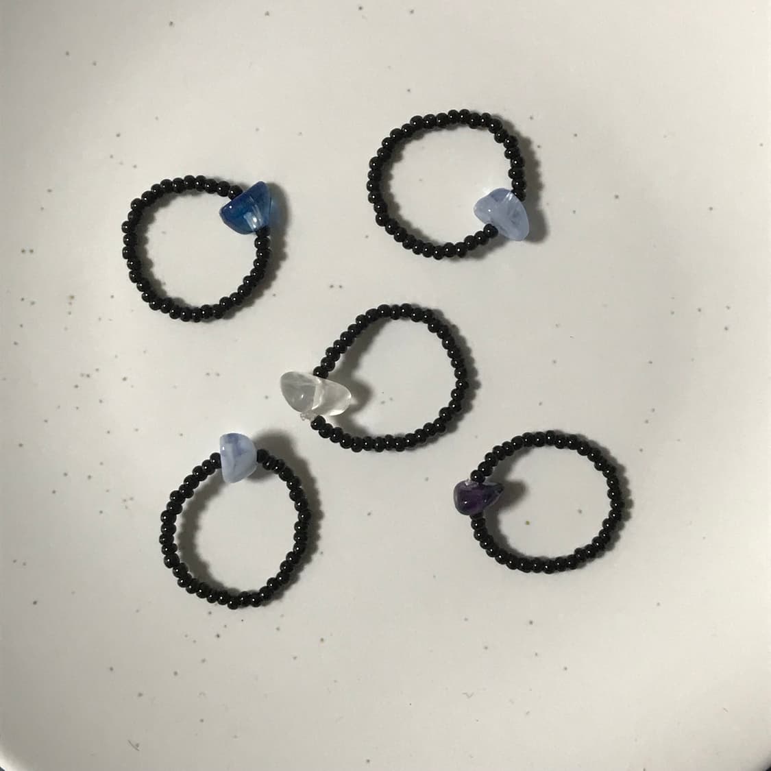 원석 비즈반지 상품이미지1