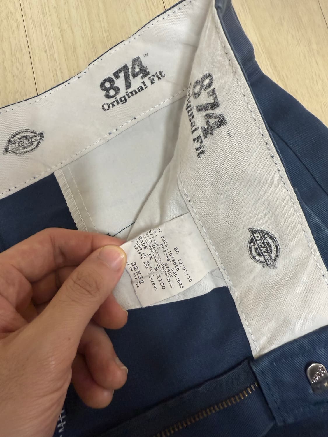 빈티지 디키즈 874 네이비 상품이미지2