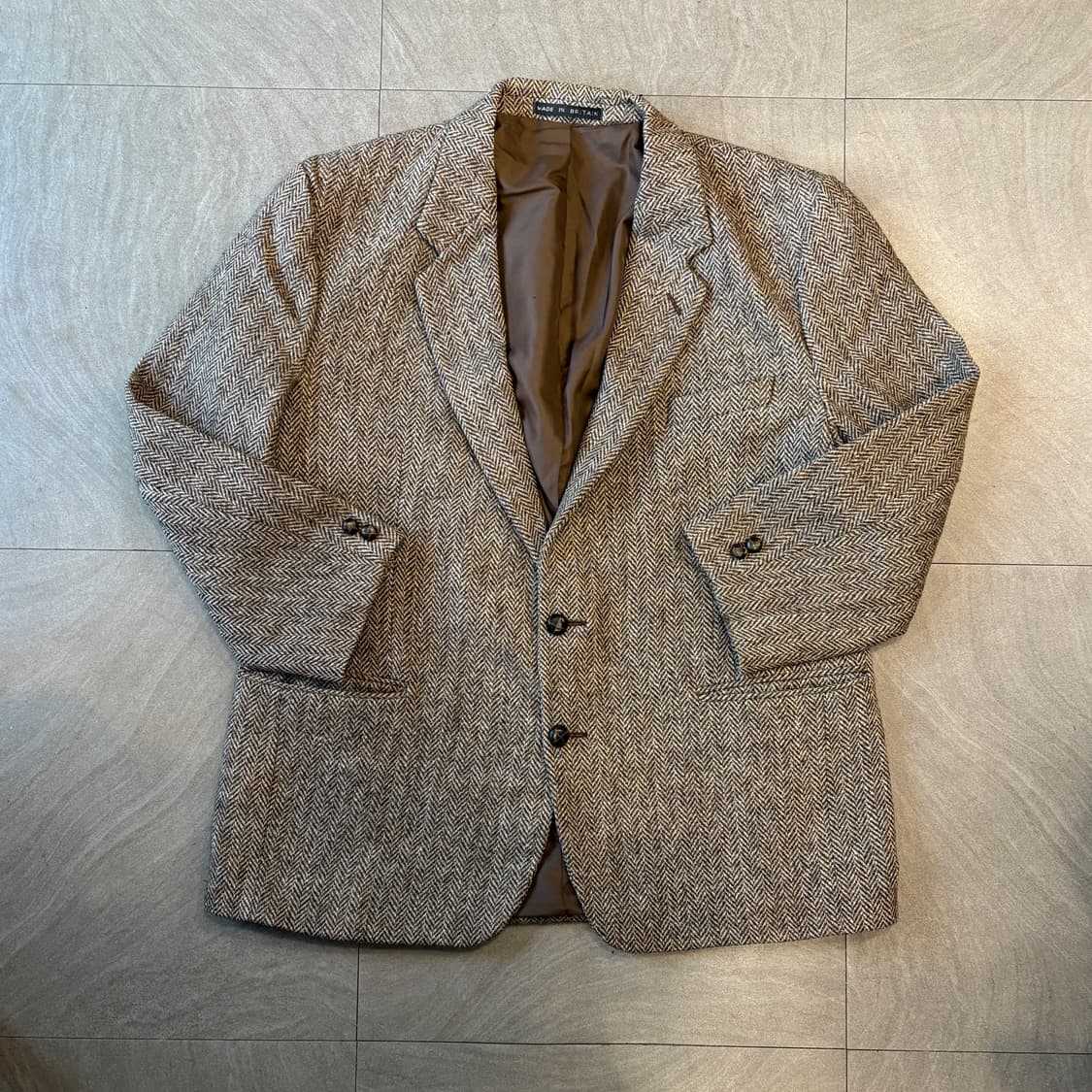 빈티지 해리스트위드 울 자켓 상품이미지1