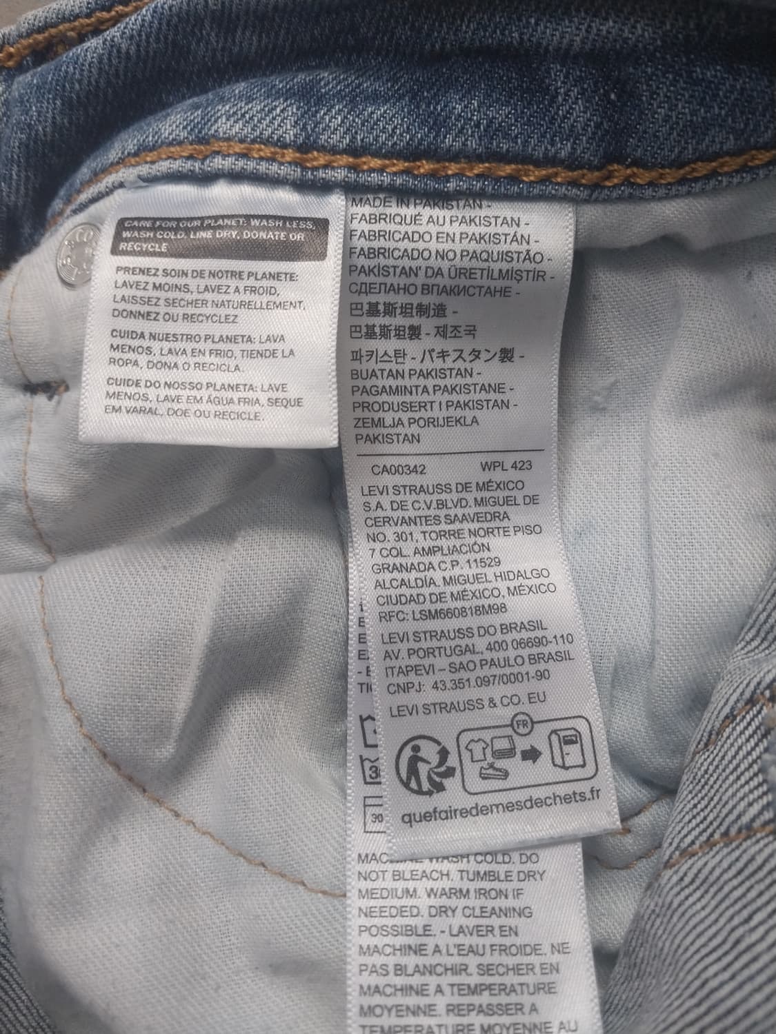 [32] 리바이스 514 R탭 슬림 스트레이트진 청바지 상품이미지9