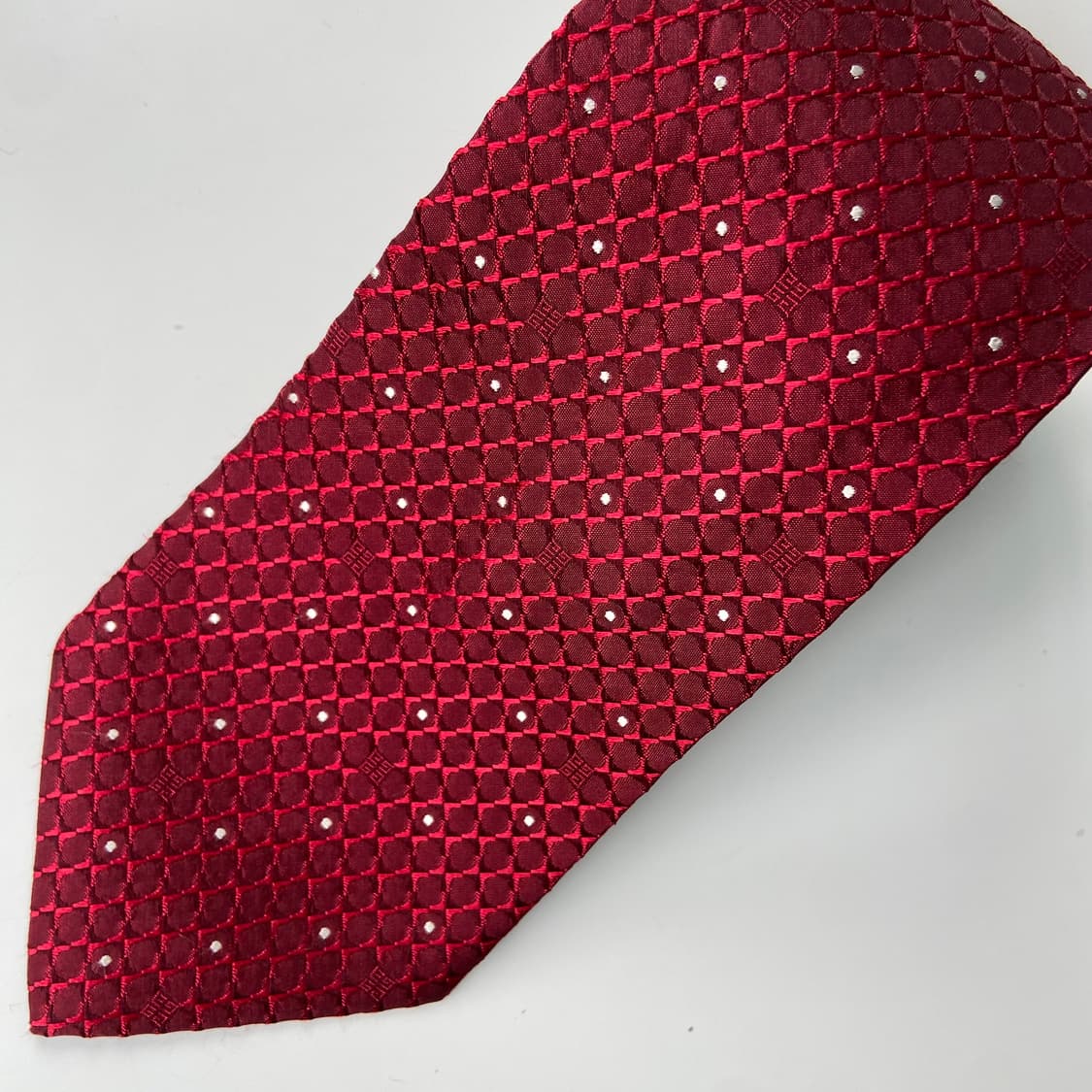 지방시 신형라벨 모노그램 정품 명품넥타이 (GIVENCHY)8.7cm 상품이미지6