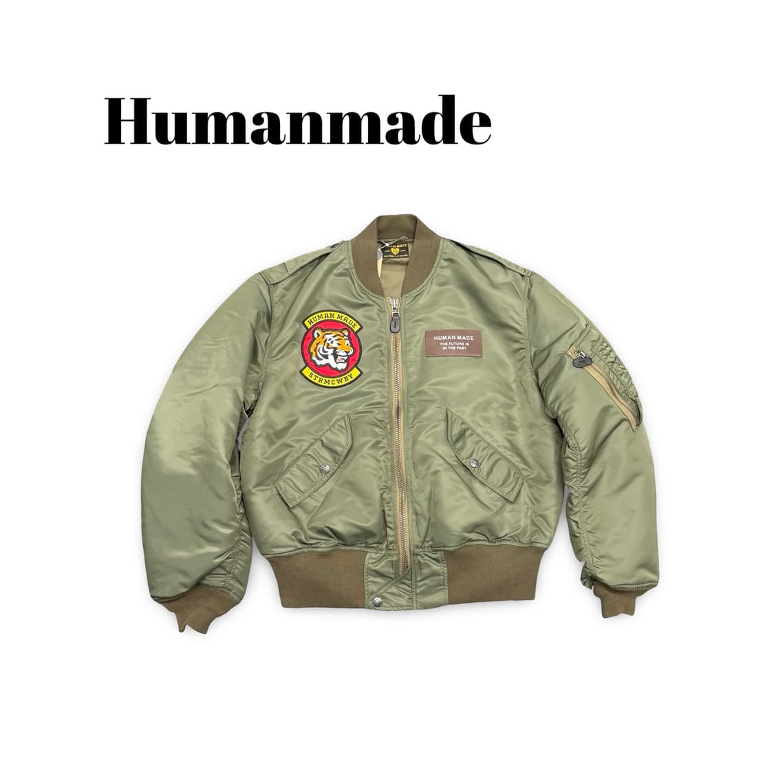 (100)휴먼메이드 MA-1 봄버 자켓 카키 상품이미지1